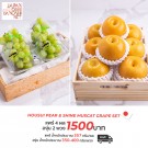 Housui Pear + Shine muscat grape Set