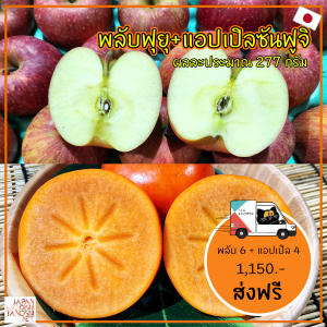 Fuyu 6 ผล +Sun fuji 4 ผล size 36